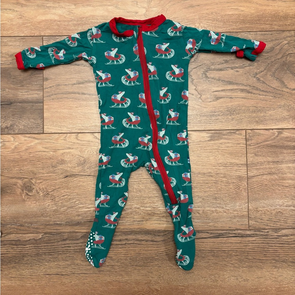 KicKee Pants Bamboo Christmas Print Sleeper